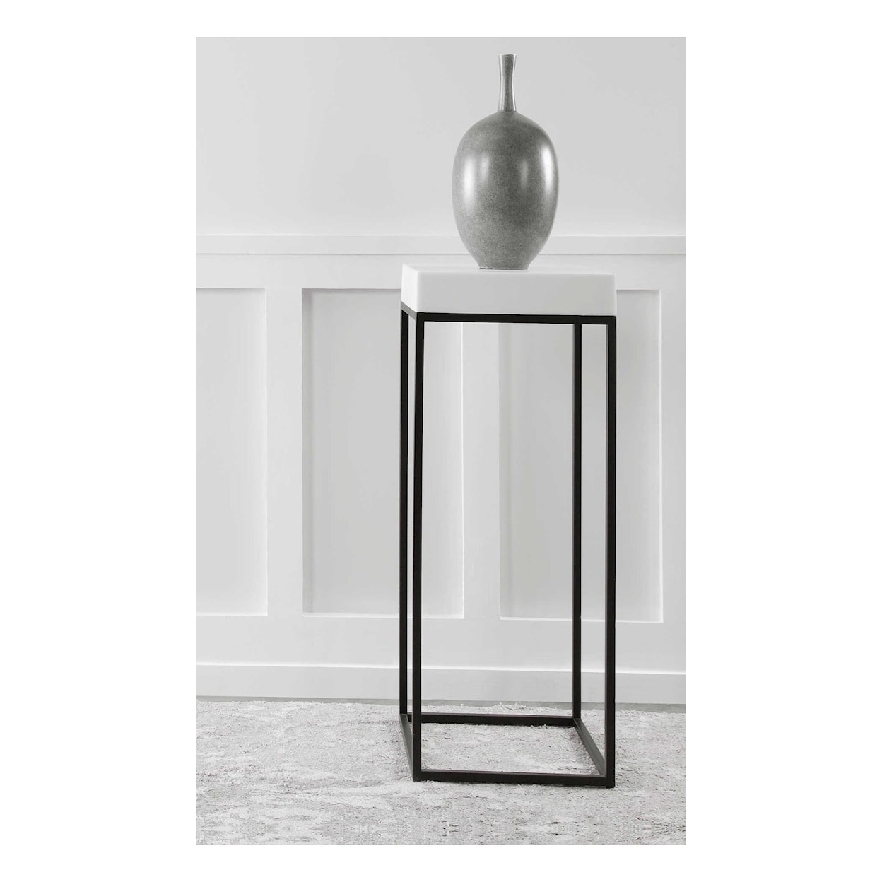 Uttermost Accent Furniture - Occasional Tables Gambia Marble Plant Stand