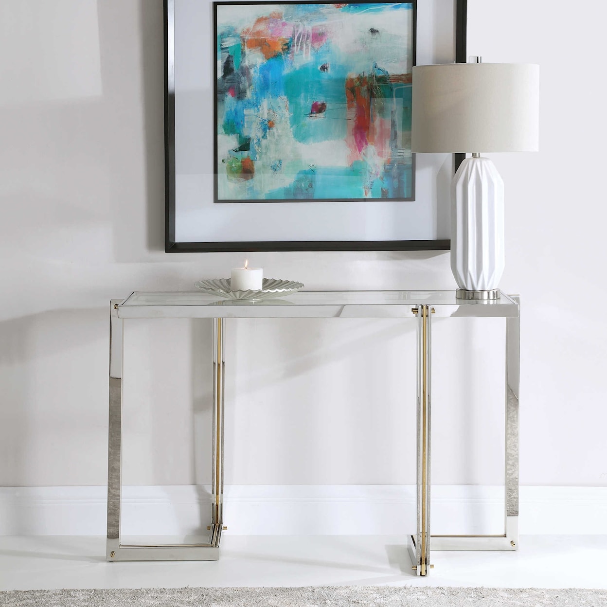 Uttermost Accent Furniture - Occasional Tables Locke Modern Console Table