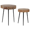 Uttermost Accent Furniture - Occasional Tables Samba Wood Nesting Tables S/2