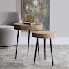 Uttermost Accent Furniture - Occasional Tables Samba Wood Nesting Tables S/2