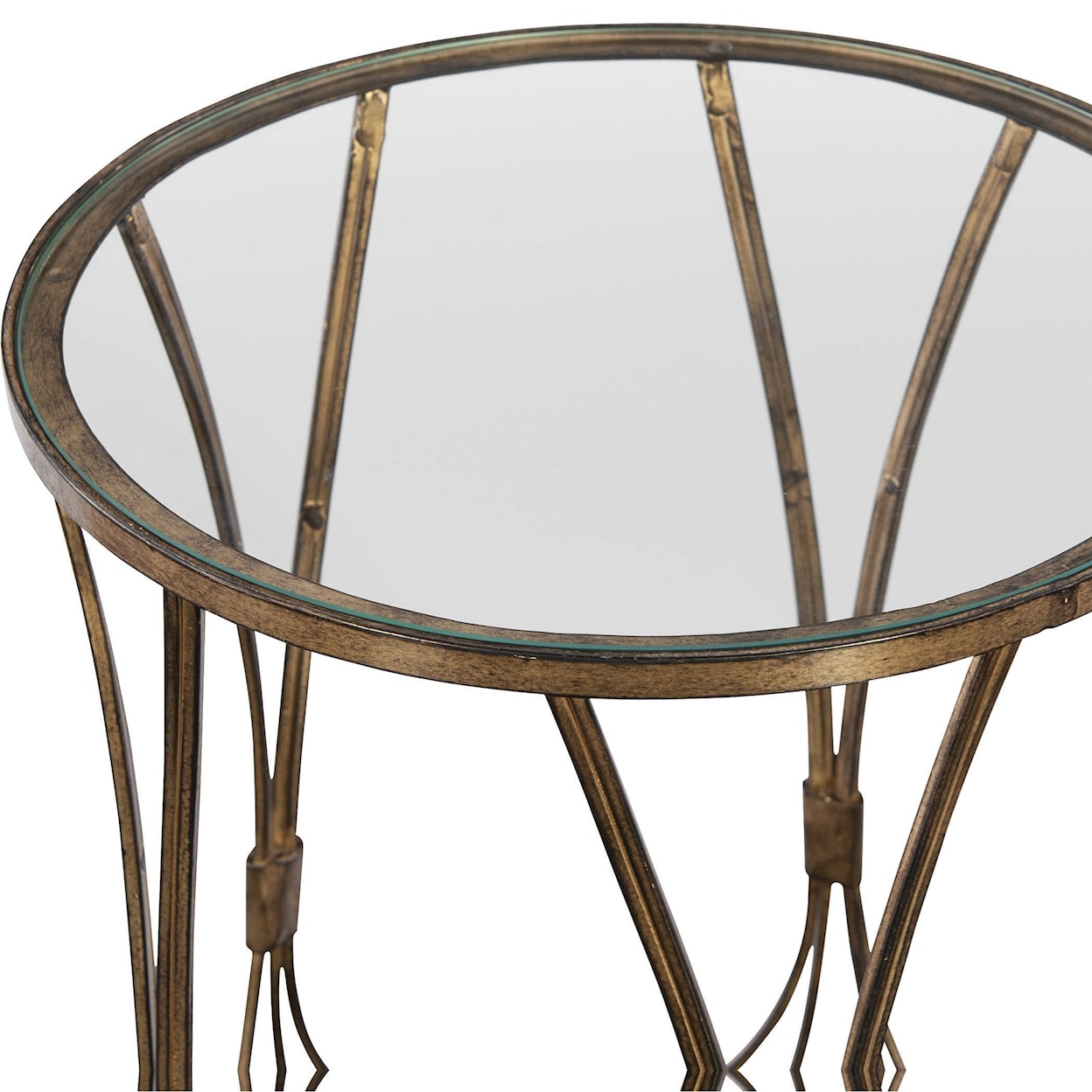 Uttermost Accent Furniture - Occasional Tables Kalindra Gold Accent Table