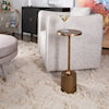 Uttermost Accent Furniture - Occasional Tables Sanaga Drink Table Gold