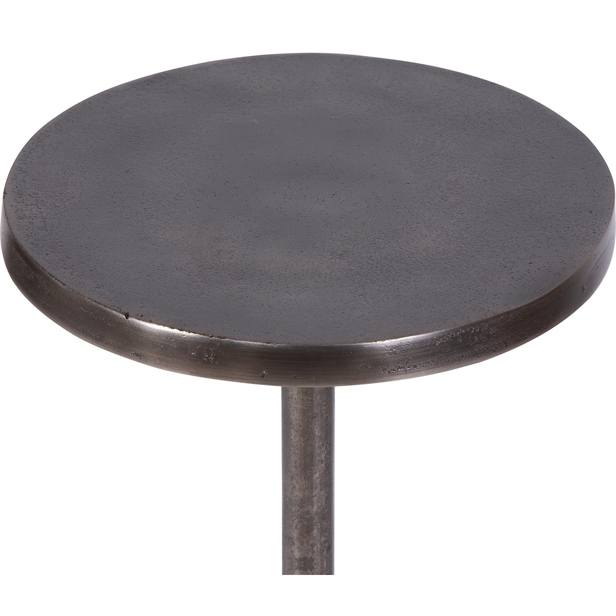 Uttermost Accent Furniture - Occasional Tables Sanaga Drink Table Nickel