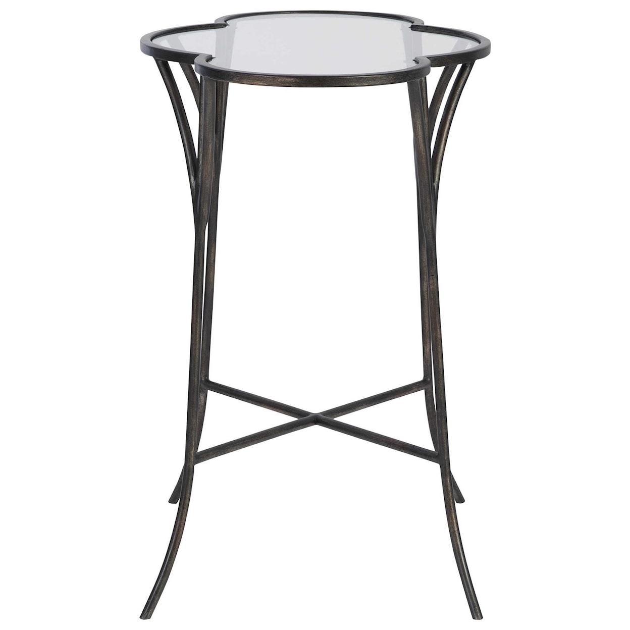 Uttermost Accent Furniture - Occasional Tables Adhira Glass Accent Table