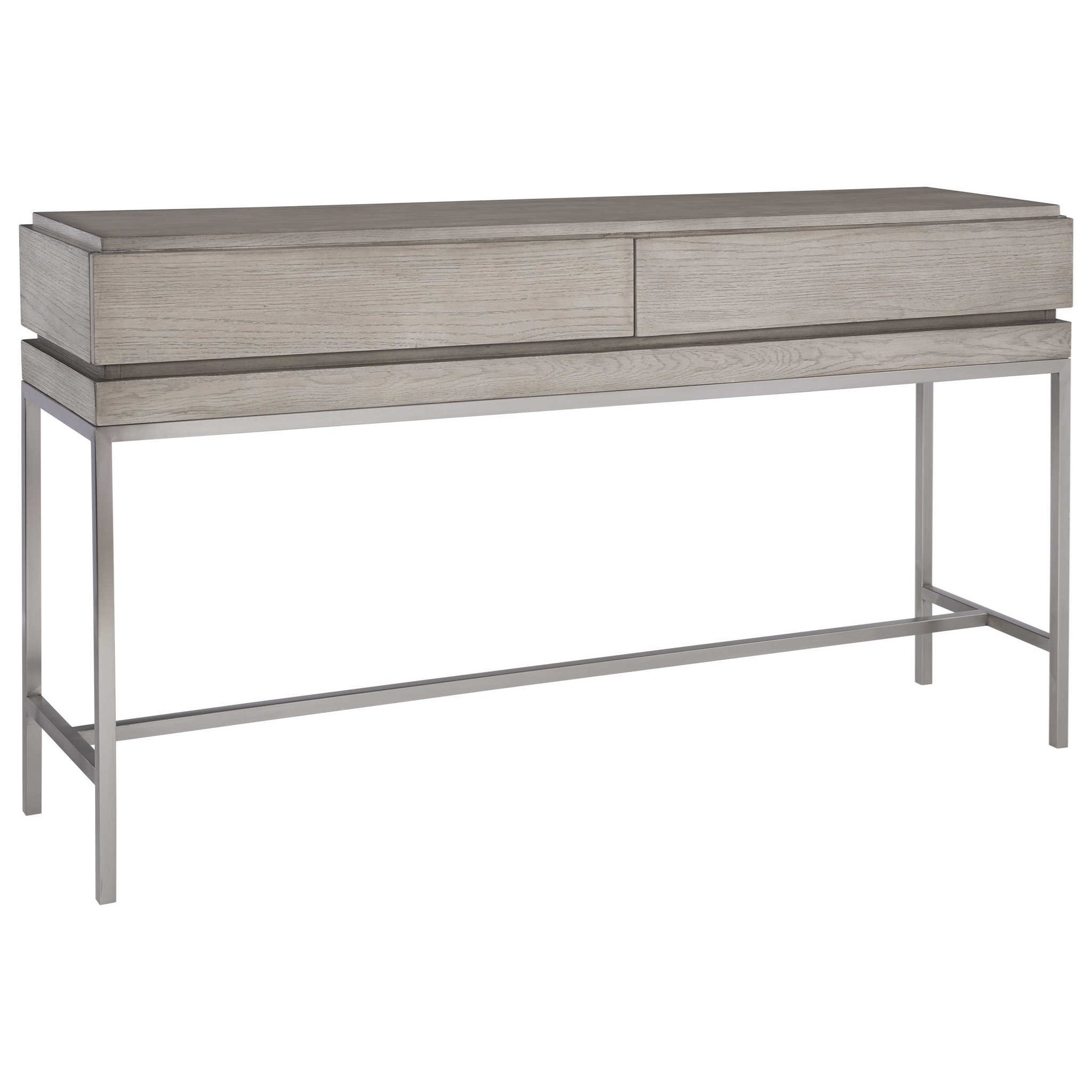 Kamala Gray Oak Console Table