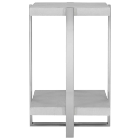 Arnaut White Accent Table