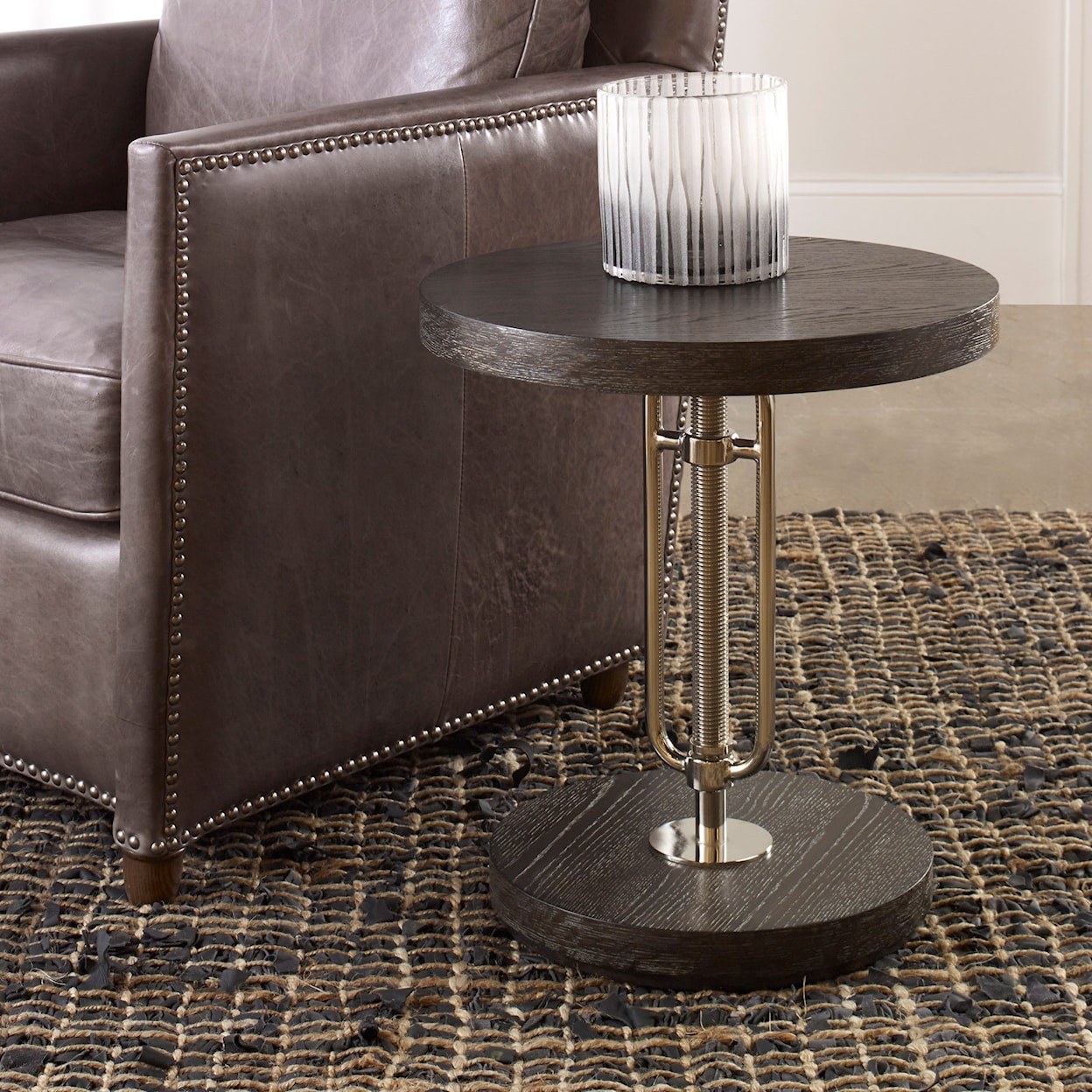 Uttermost Accent Furniture - Occasional Tables Emilian Adjustable Accent Table