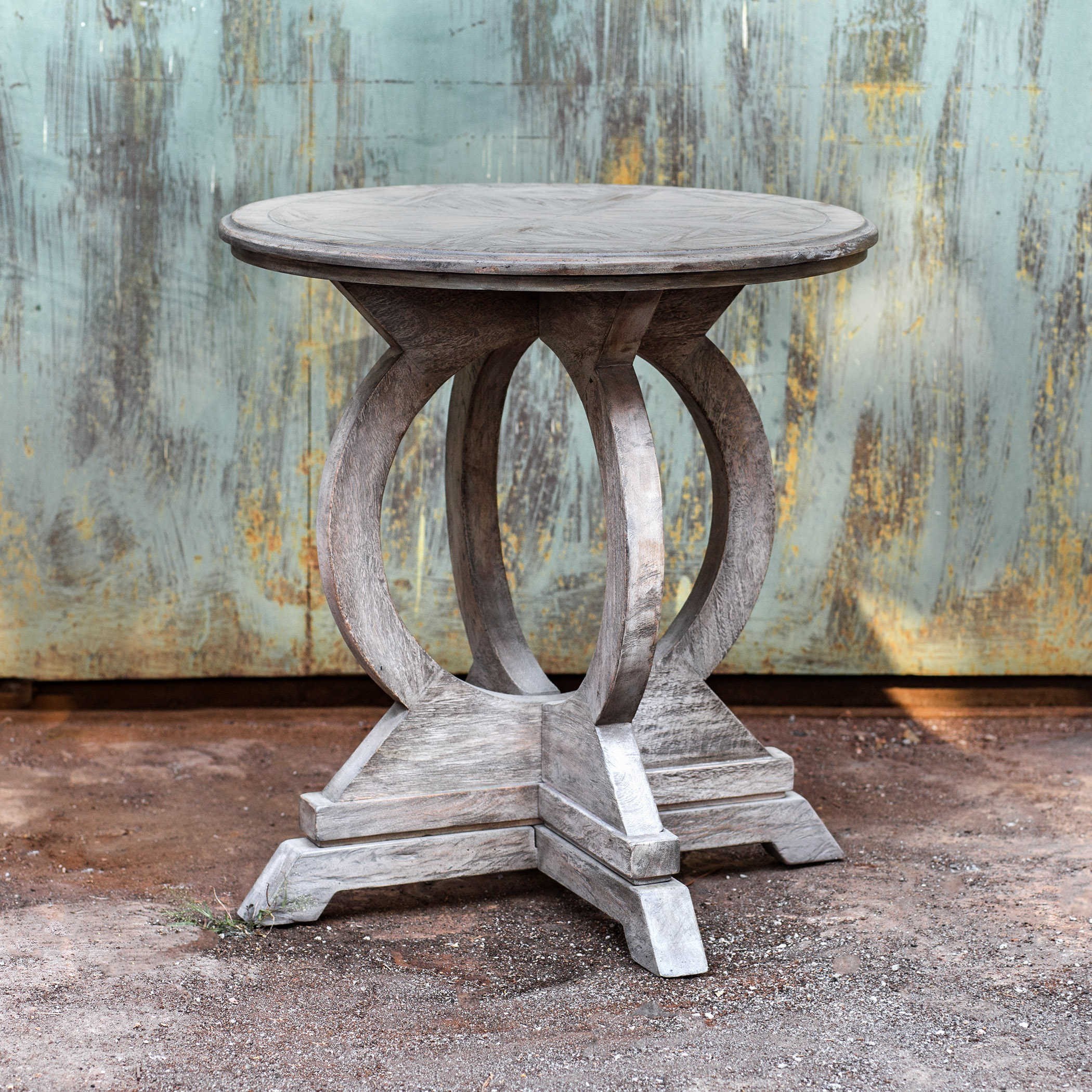 Uttermost Accent Furniture - Occasional Tables Maiva White Accent Table