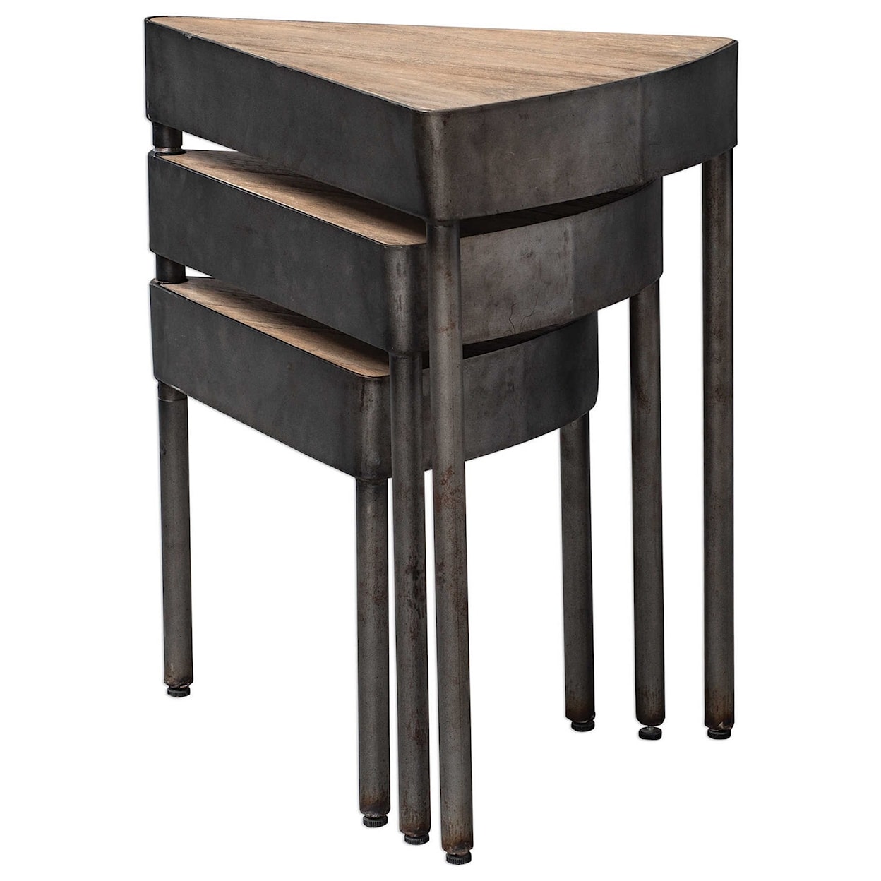 Uttermost Accent Furniture - Occasional Tables Akito Nesting Table