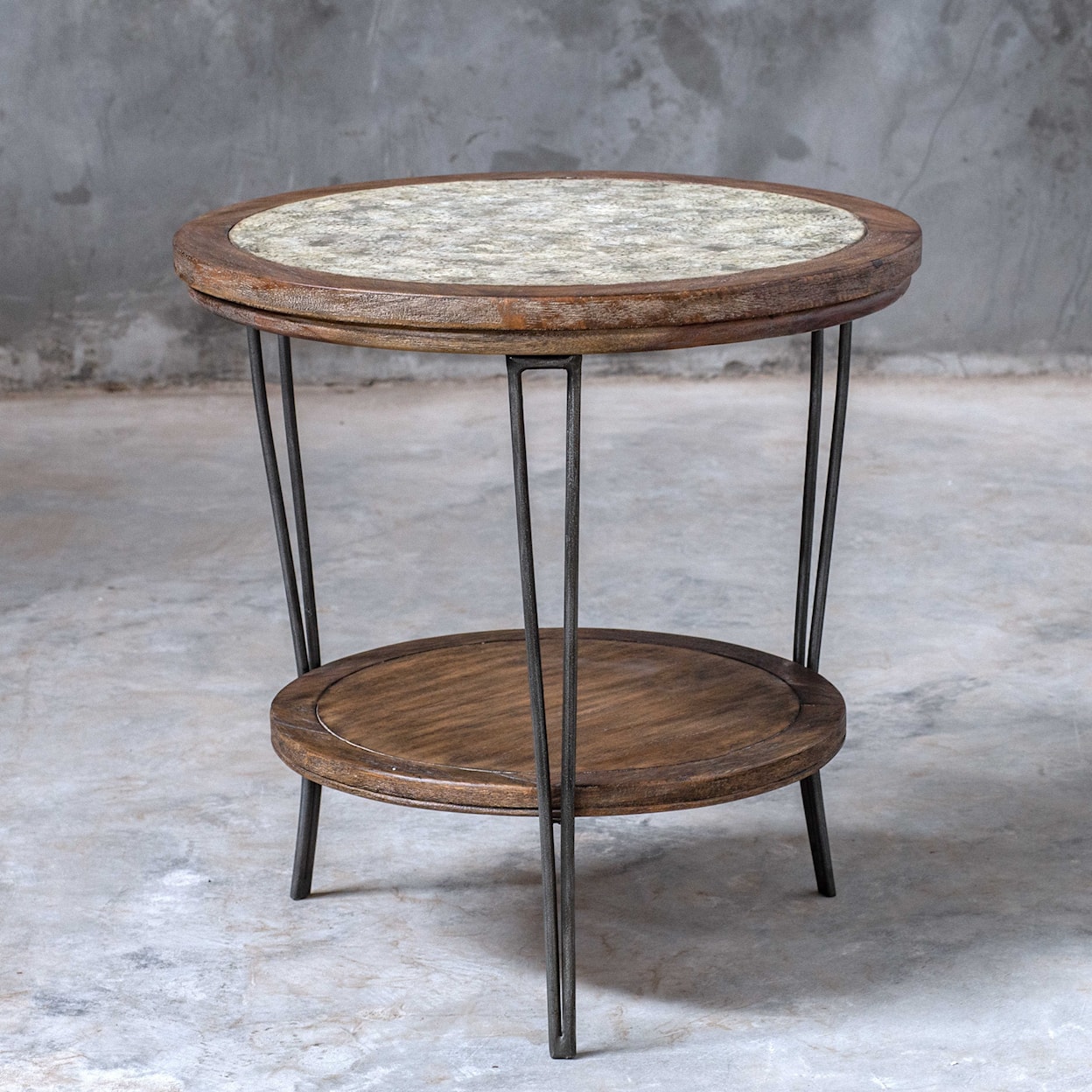 Uttermost Accent Furniture - Occasional Tables Saskia Round Side Table