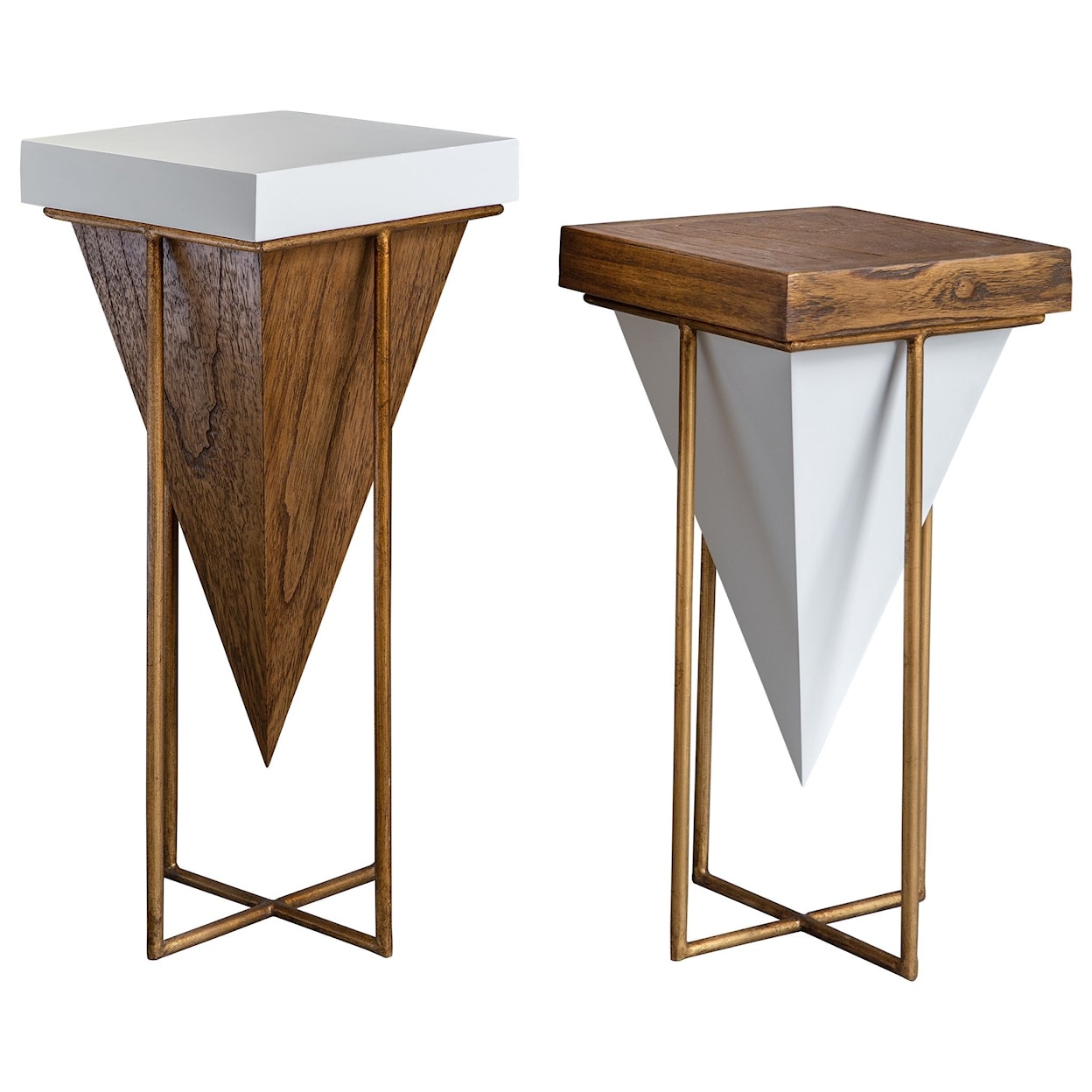 Uttermost Accent Furniture - Occasional Tables Kanos Accent Tables S/2