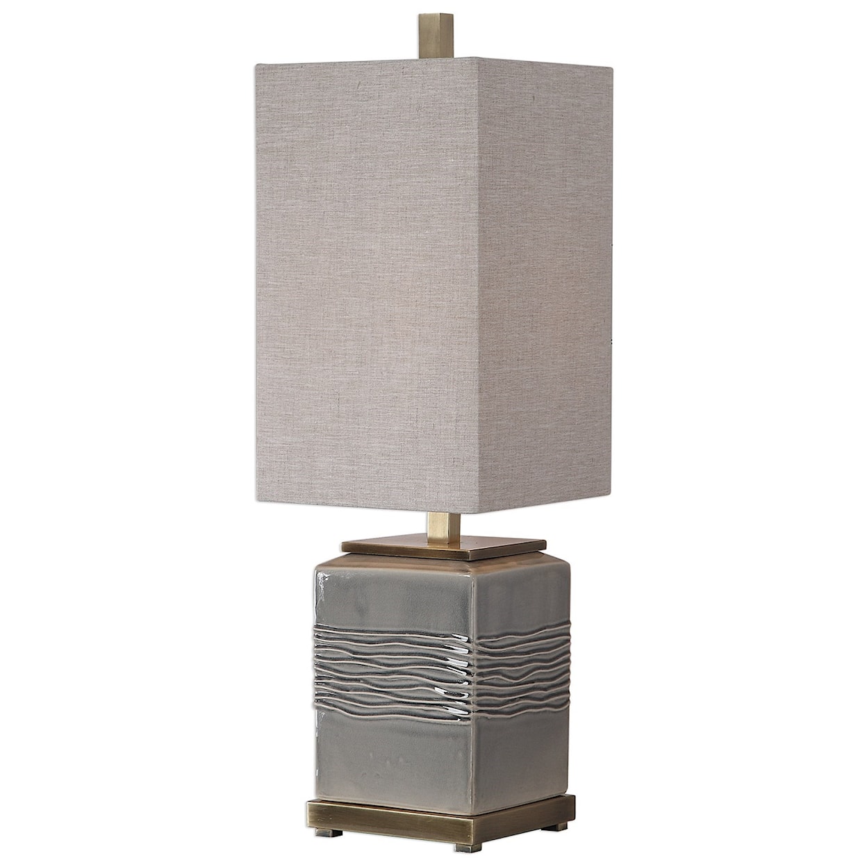 Uttermost Buffet Lamps Covey Gray Glaze Buffet Lamp