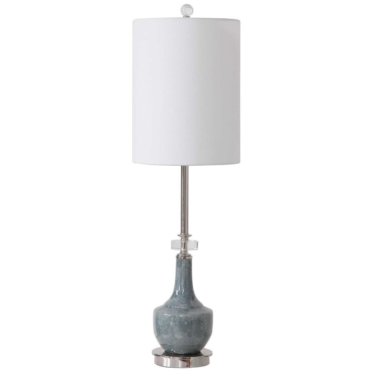 Piers Mottled Blue Buffet Lamp