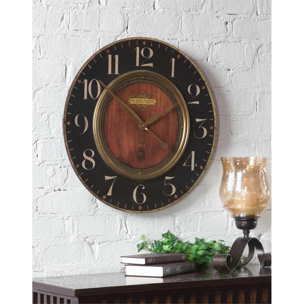 Alexandre Martinot 23" Wall Clock