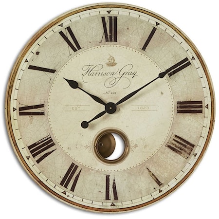 Harrison Gray 30" Wall Clock