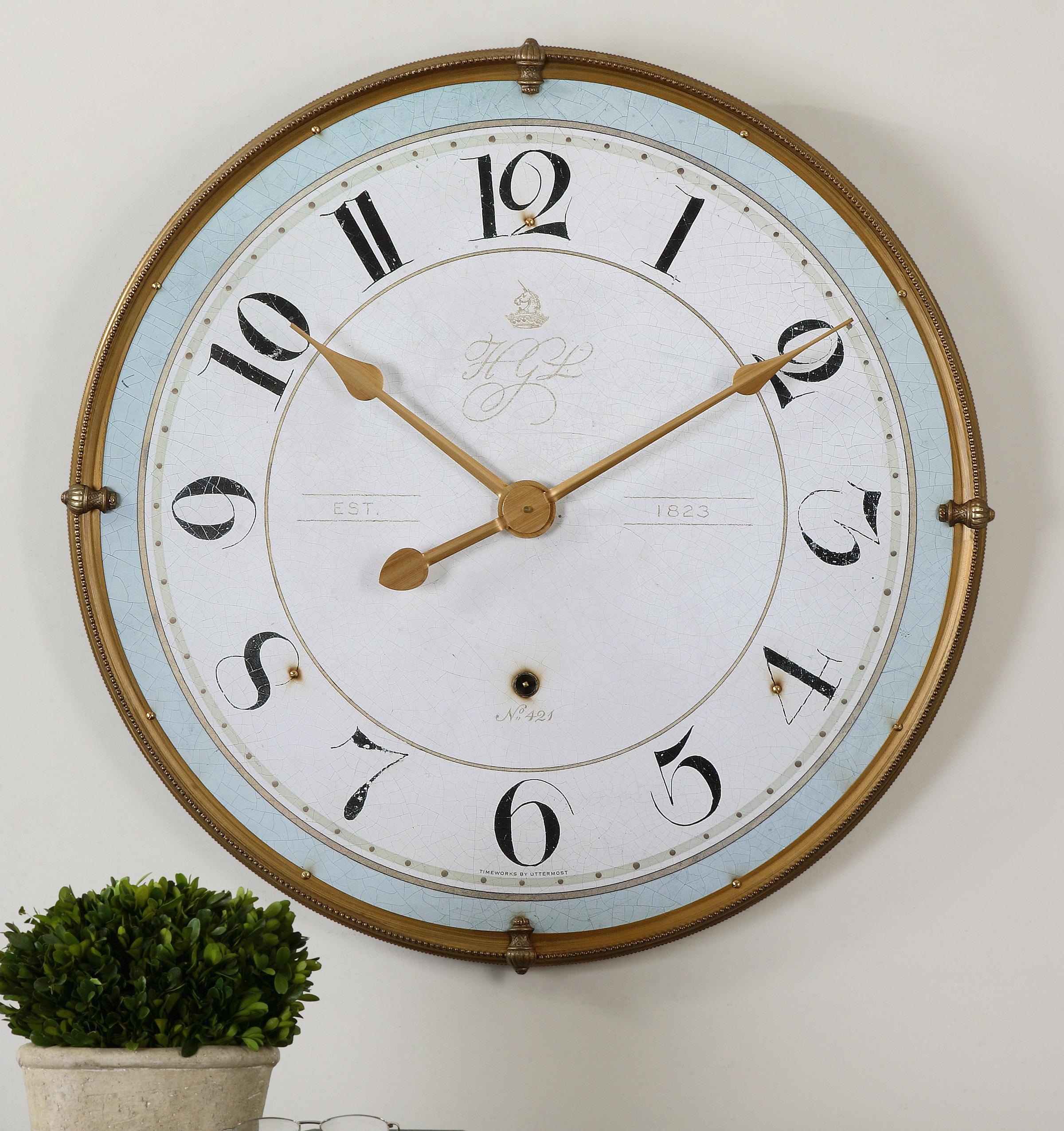 Uttermost Clocks Torriana Wall Clock