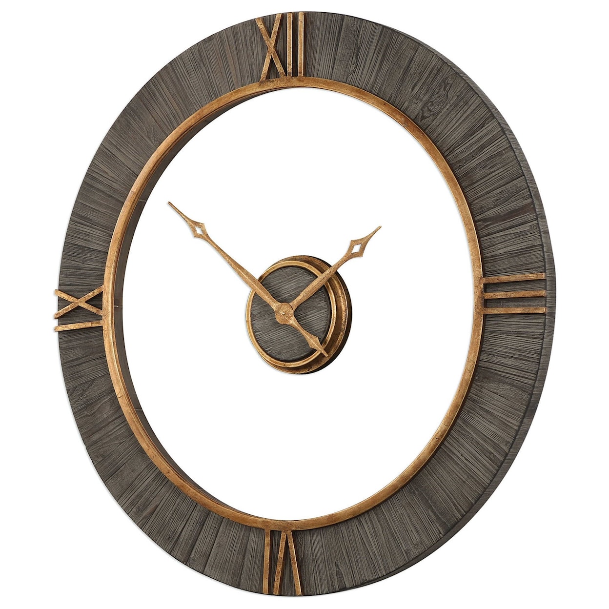 Uttermost Clocks Alphonzo Modern Wall Clock