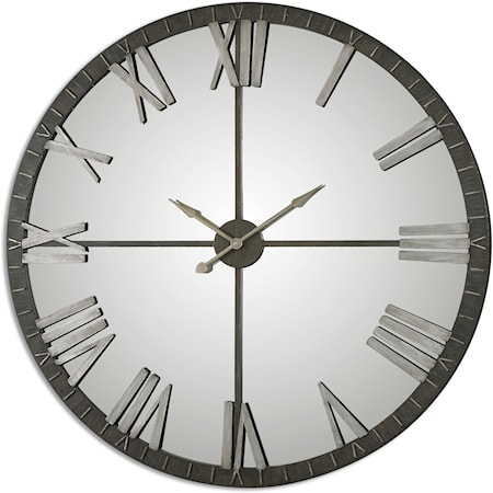 Amelie Large Bronze Wall Clock