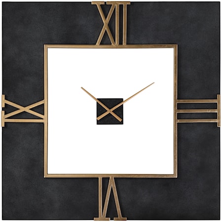 Uttermost Mudita Square Wall Clock