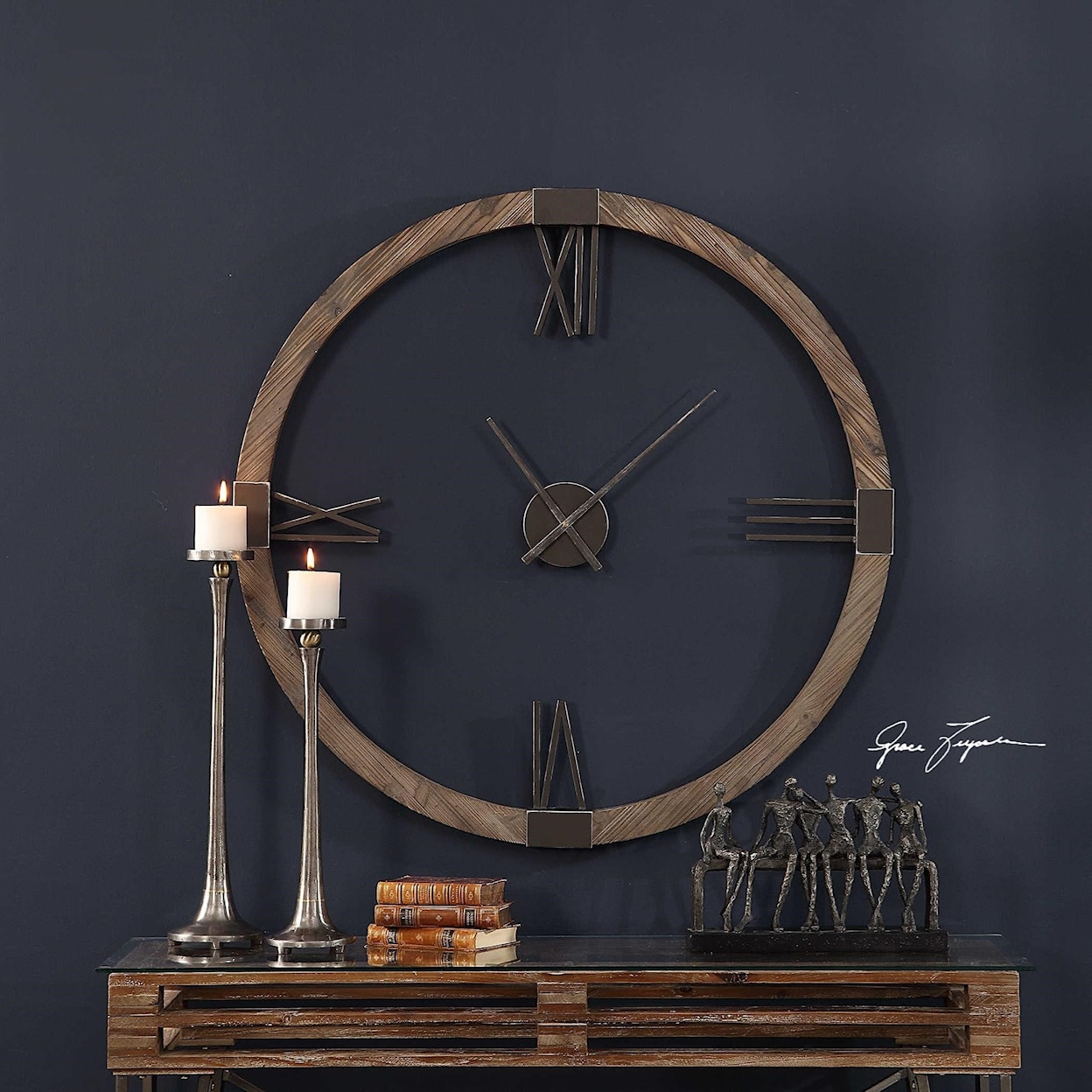 Uttermost Clocks Marcelo Modern Wall Clock