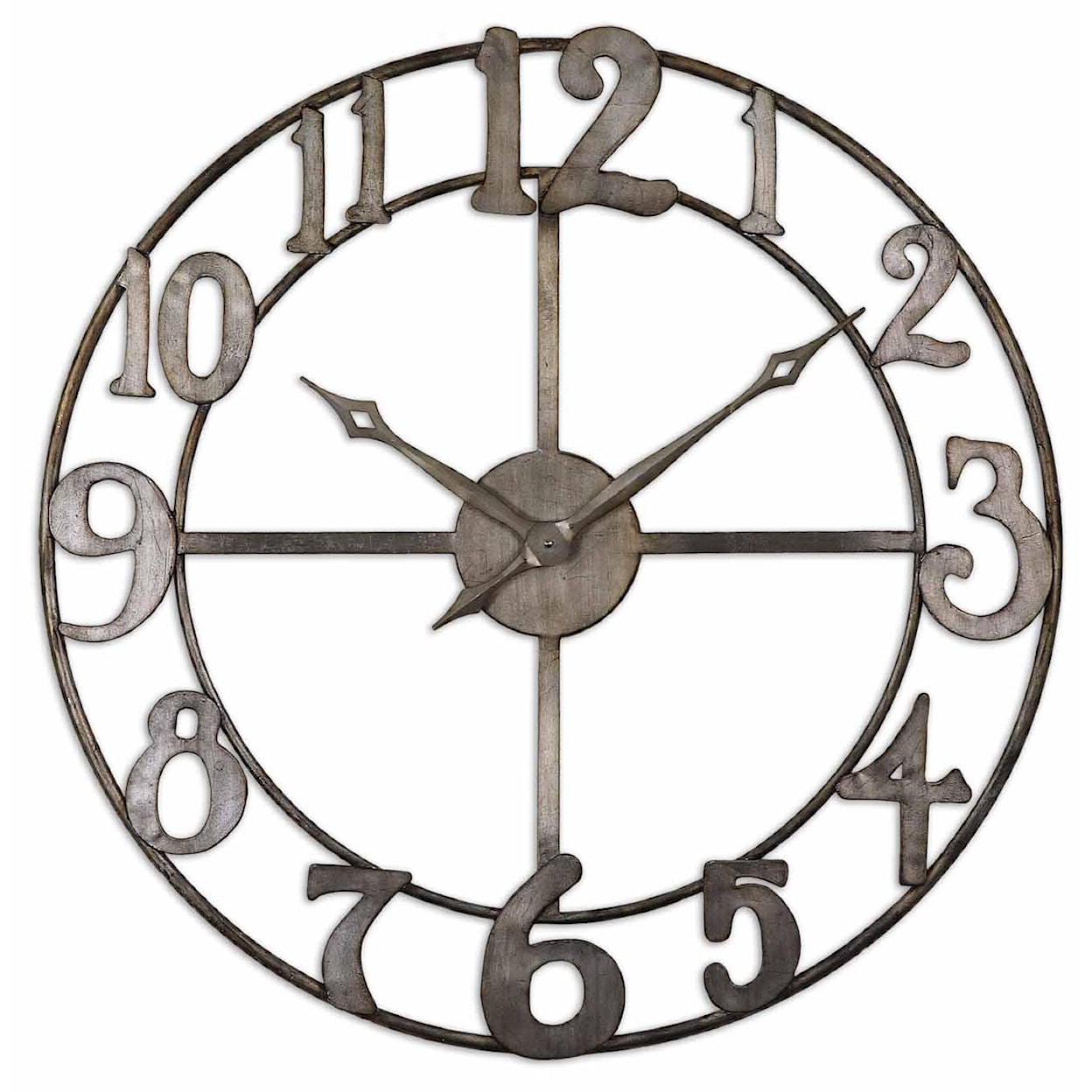 Uttermost Clocks Delevan Clock