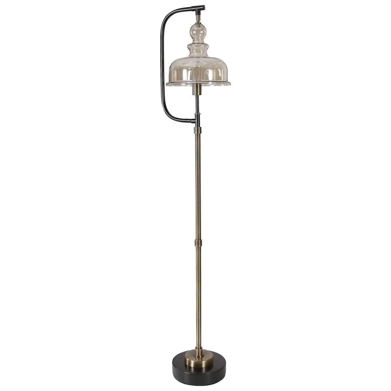 Uttermost Floor Lamps Elieser Industrial Floor Lamp