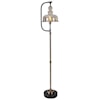 Uttermost Floor Lamps Elieser Industrial Floor Lamp