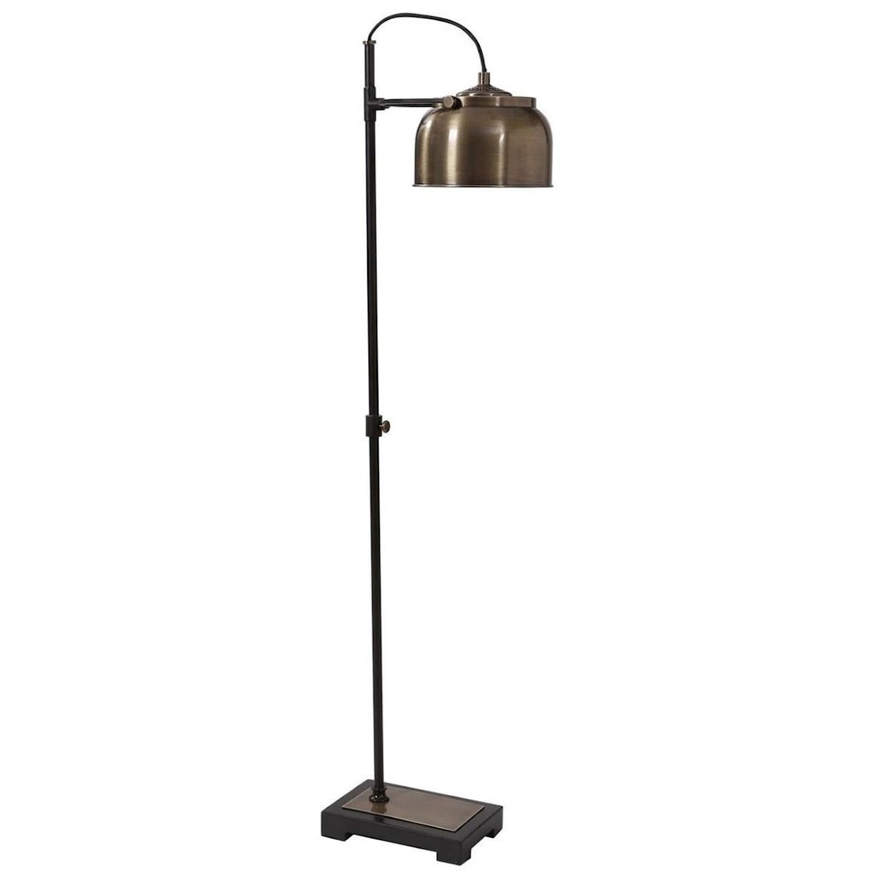 Uttermost Floor Lamps Bessemer Industrial Floor Lamp