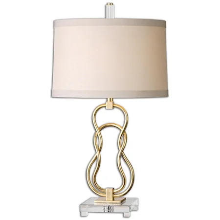 Adelais Curved Metal Lamp