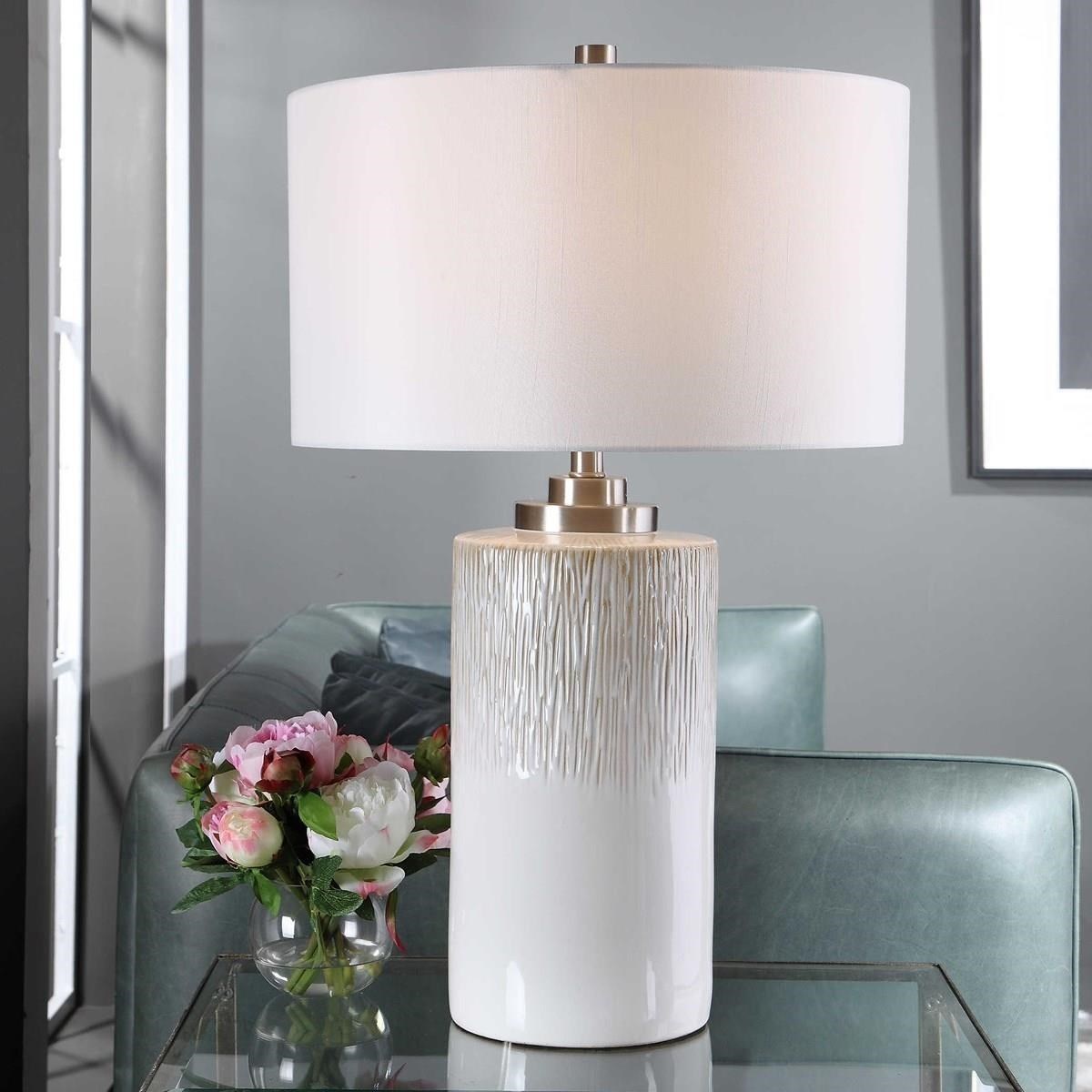 Uttermost Table Lamps Georgios Cylinder Table Lamp