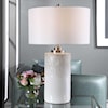 Uttermost Table Lamps Georgios Cylinder Table Lamp