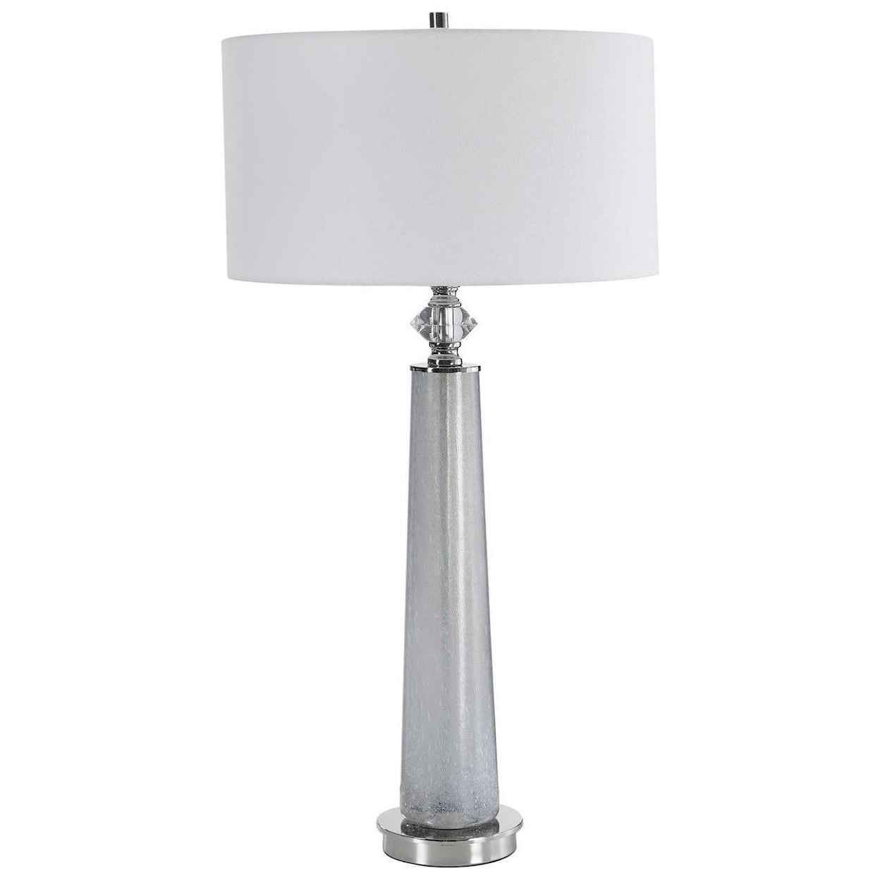 Uttermost Table Lamps Grayton Frosted Art Table Lamp