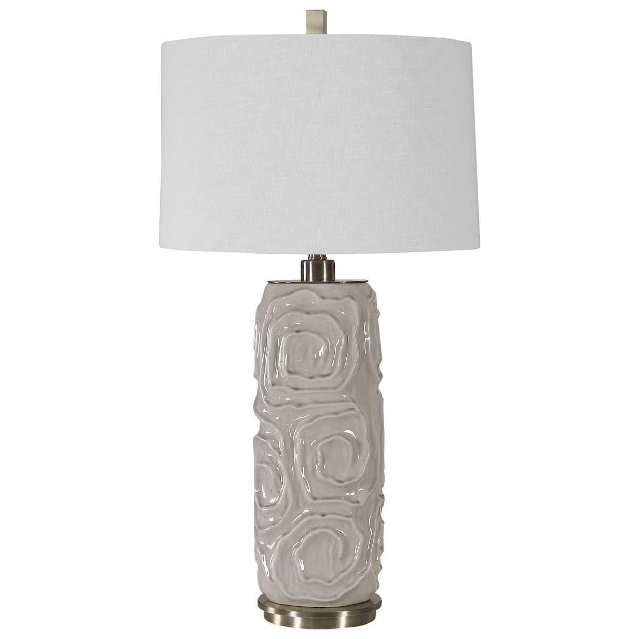 Uttermost Table Lamps Zade Warm Gray Table Lamp