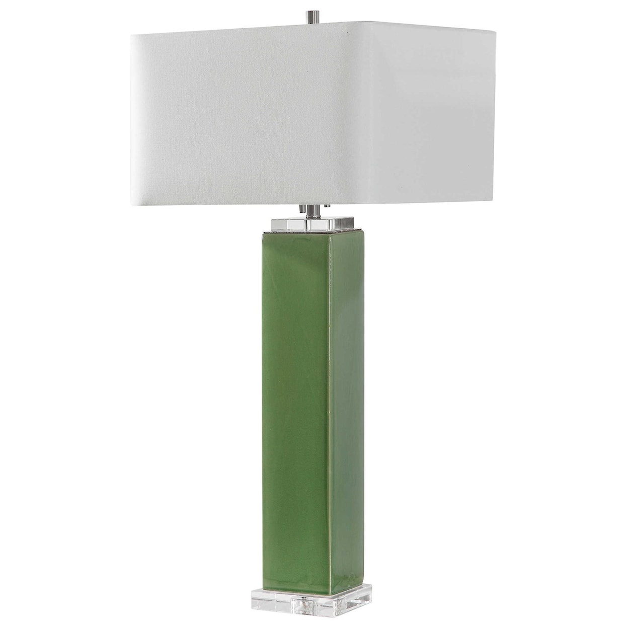 Uttermost Table Lamps Aneeza Tropical Green Table Lamp