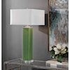 Uttermost Table Lamps Aneeza Tropical Green Table Lamp