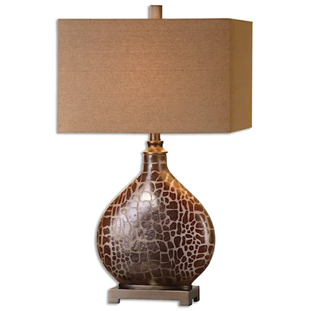 Somali Dark Bronze Table Lamp