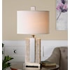 Uttermost Table Lamps Bonea Stone Ivory Table Lamp