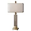 Uttermost Table Lamps Caecilia Amber Glass Table Lamp