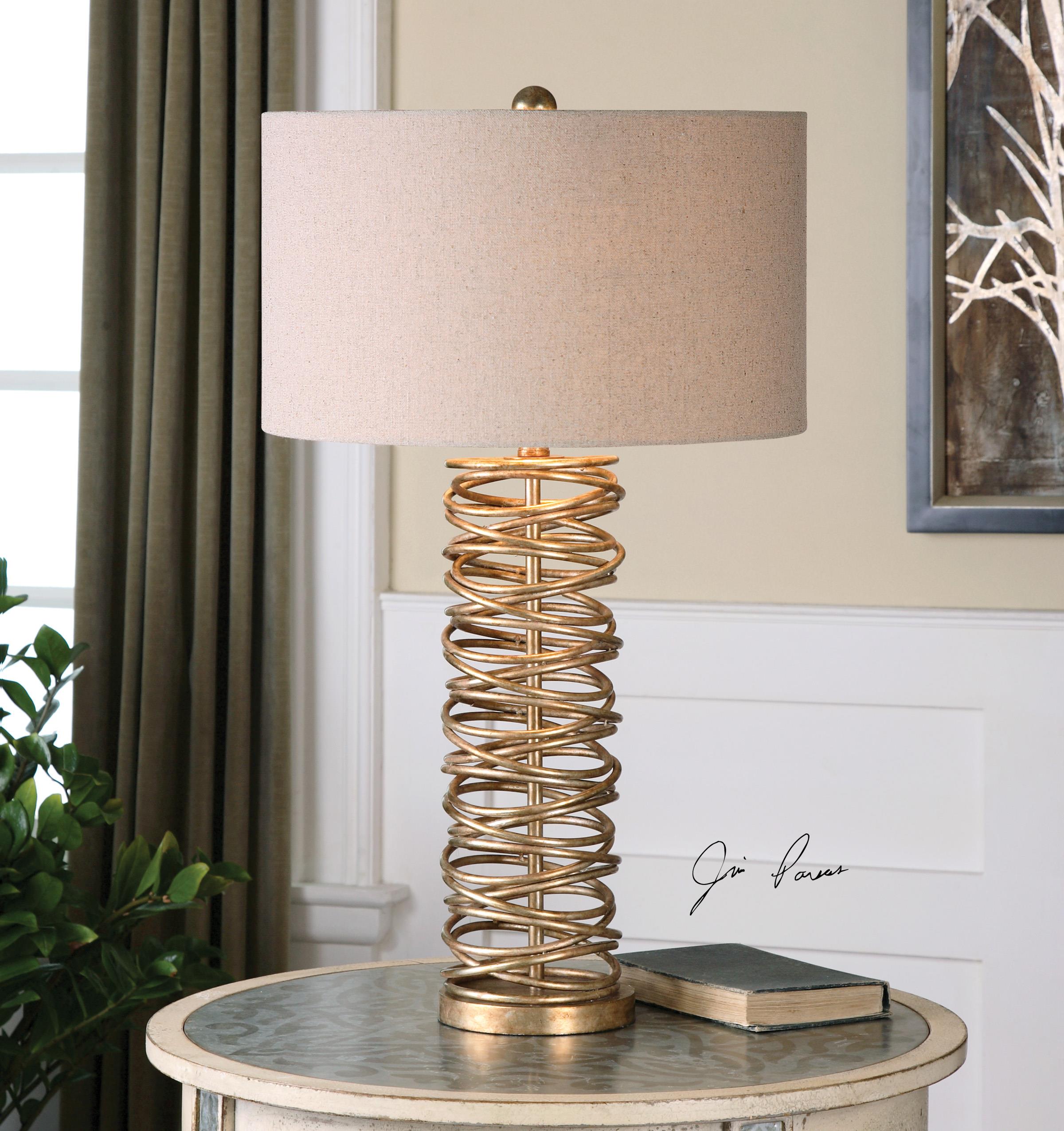 Uttermost Table Lamps Amarey Metal Ring Table Lamp