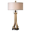 Uttermost Table Lamps Selvino Brushed Brass Table Lamp
