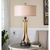 Uttermost Table Lamps Selvino Brushed Brass Table Lamp