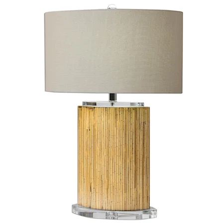 Lurago Bamboo Table Lamp