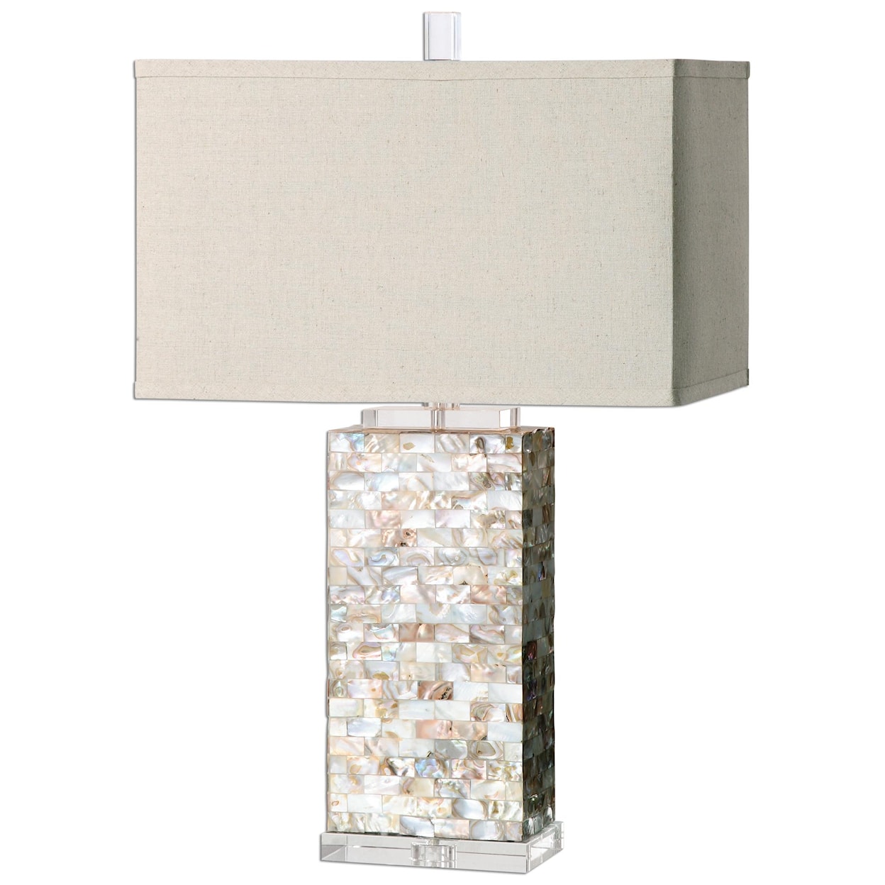 Uttermost Table Lamps Aden Capiz Shell Lamp