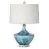 Uttermost Table Lamps Chasida Blue Ceramic Lamp