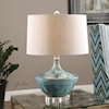 Uttermost Table Lamps Chasida Blue Ceramic Lamp
