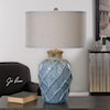 Uttermost Table Lamps Parterre Pale Blue Table Lamp