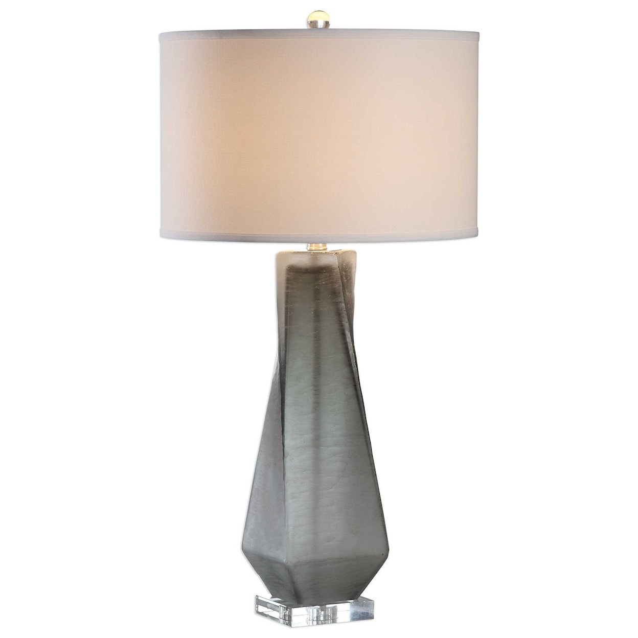 Uttermost Table Lamps Anatoli Charcoal Gray Table Lamp