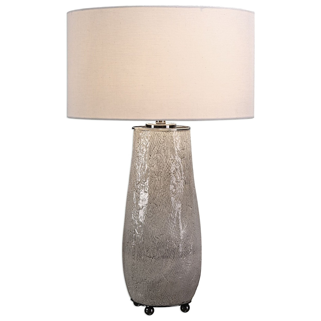 Uttermost Table Lamps Balkana Aged Gray Table Lamp