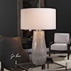 Uttermost Table Lamps Balkana Aged Gray Table Lamp