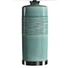 Uttermost Table Lamps Rila Distressed Teal Table Lamp